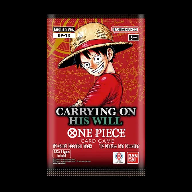 BOOSTER PACK -CARRYING ON HIS WILL- [OP-13] — English product reference photo