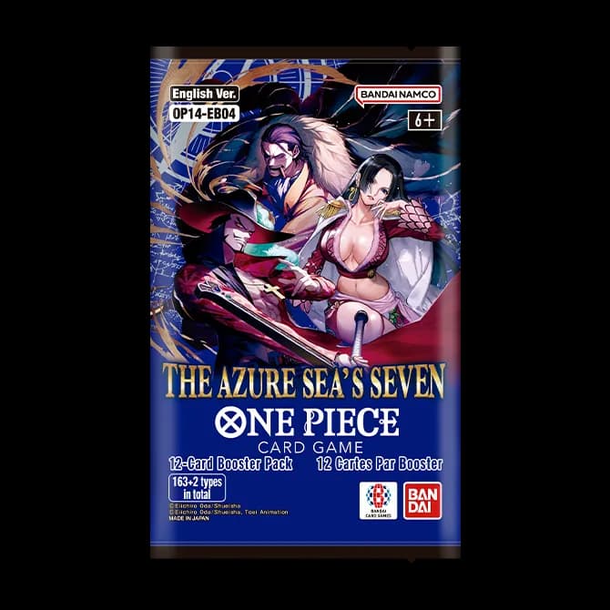 BOOSTER PACK -THE AZURE SEA’S SEVEN- [OP14-EB04] — English product reference photo