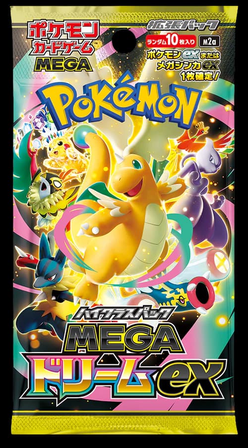 Mega Dream EX Japanese Booster Pack product photo