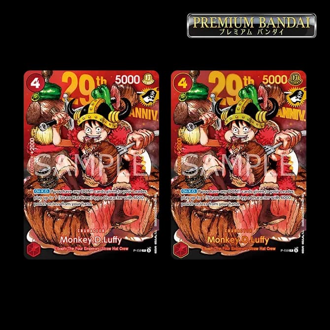 Premium Card Collection -29th Anniversary Edition- — English product reference photo