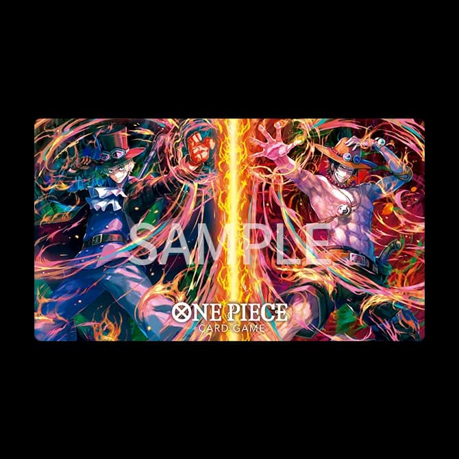 Official Playmat -Ace & Sabo- — English product reference photo